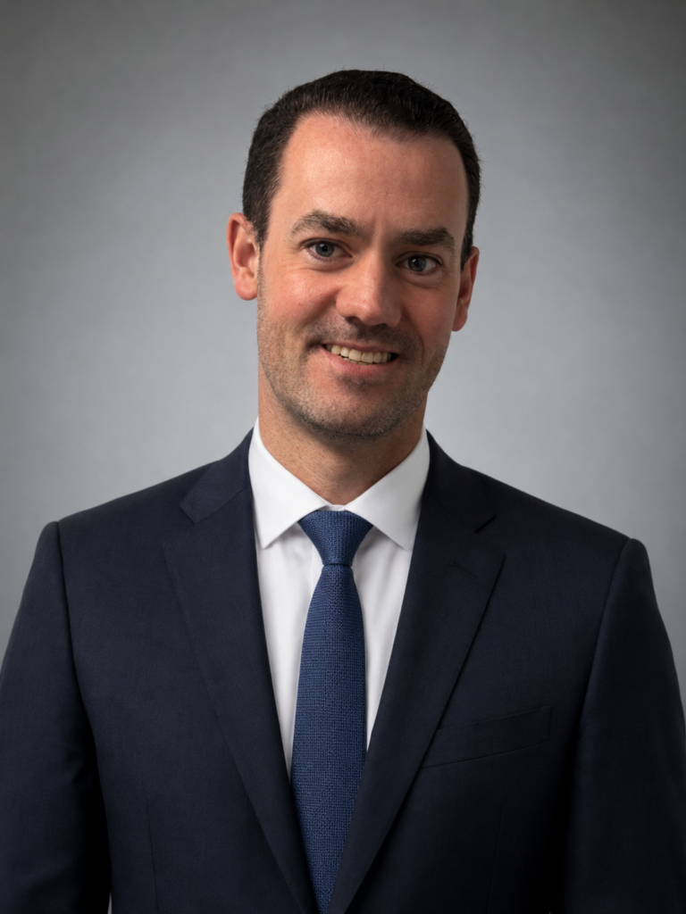 Professional headshot of board-certified allergist Sean Gallagher, MD.
